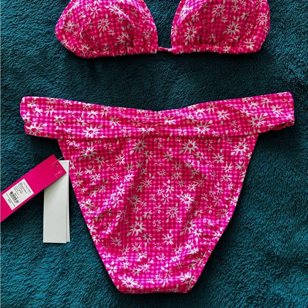 Lilly Pulitzer Pink Patterned Bikini - Picture 4 of 6